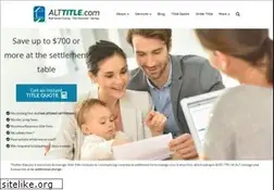 Sites similar to alttitle.com