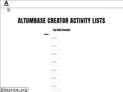 Sites similar to altumbase.com