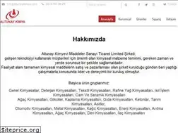 Sites similar to altunaykimya.com