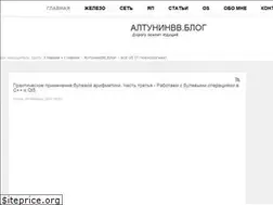Sites similar to altuninvv.ru