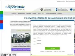 Sites similar to alucarports.de