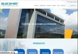 Sites similar to alucomat.com