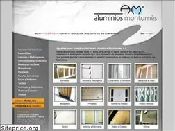 Sites similar to aluminios-montornes.com