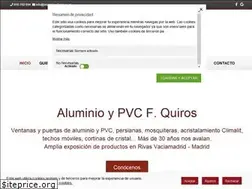 Sites similar to aluminiosfquiros.es