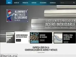 Sites similar to aluminioymetaleselsocorro.com