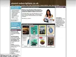 Sites similar to alumni-subscriptions.co.uk