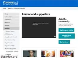 Sites similar to alumni.coventry.ac.uk