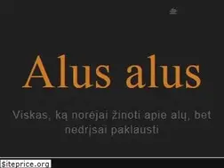 Sites similar to alusalus.lt