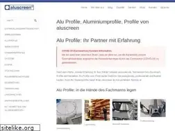 Sites similar to aluscreen.de
