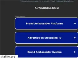 Sites similar to alwarsha.com