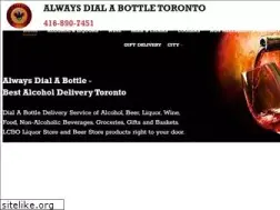Sites similar to always-dialabottle-toronto.com