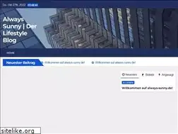 Sites similar to always-sunny.de