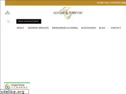 Sites similar to alwaysandforeverbridal.co.uk