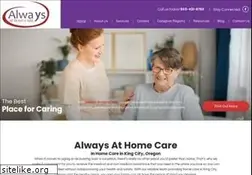 Sites similar to alwaysathomecare.net