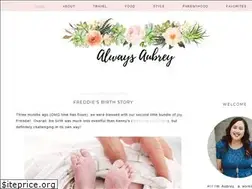 Sites similar to alwaysaubrey.com