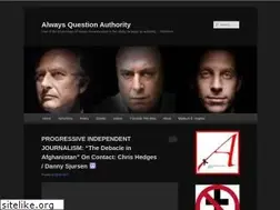 Sites similar to alwaysquestionauthority.com
