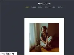 Sites similar to alycialang.com