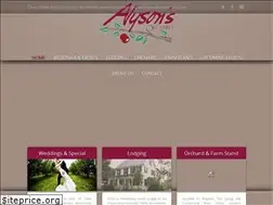 Sites similar to alysonsorchard.com