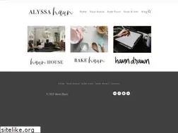 Sites similar to alyssahaun.com