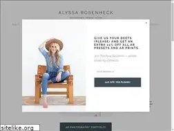 Sites similar to alyssarosenheck.com