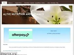 Sites similar to alyvenutritionandorganics.com