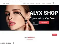 Sites similar to alyxshop.com