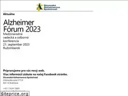 Sites similar to alzheimer.sk