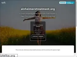 Sites similar to alzheimerstreatment.org