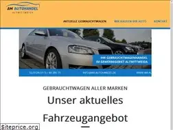 Sites similar to am-autohandel.de