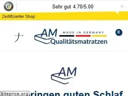 Sites similar to am-qualitaetsmatratzen.de