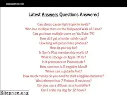 Sites similar to amaanswers.com