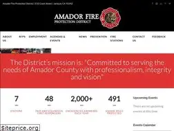 Sites similar to amadorfire.org