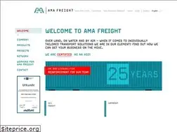 Sites similar to amafreight.com