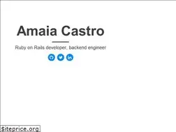 Sites similar to amaiacastro.com