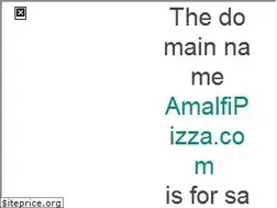 Sites similar to amalfipizza.com