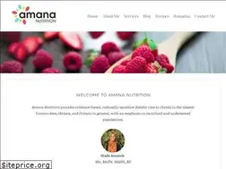 Sites similar to amananutrition.com