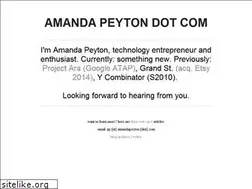Sites similar to amandapeyton.com