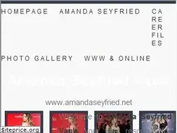 Sites similar to amandaseyfried.net