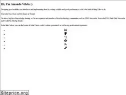 Sites similar to amandavilela.com