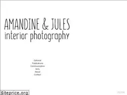 Sites similar to amandinejules.com