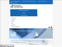 Sites similar to amann-wzm.de