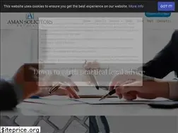 Sites similar to amansolicitors.co.uk