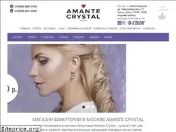 Sites similar to amantecrystal.com
