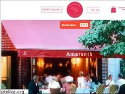 Sites similar to amaranthrestaurant.com