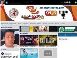 Sites similar to amarantinafm.com