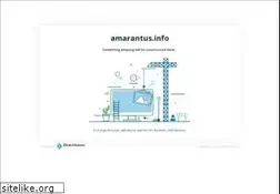 Sites similar to amarantus.info