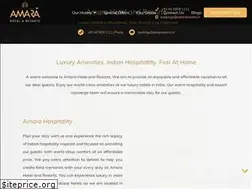 Sites similar to amararesorts.in