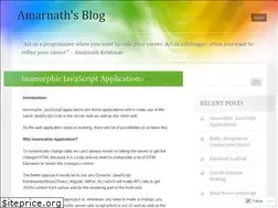 Sites similar to amarnathks.wordpress.com