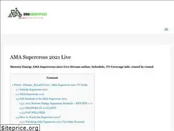 Sites similar to amasupercross.live