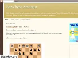 Sites similar to amateur-chess.blogspot.com